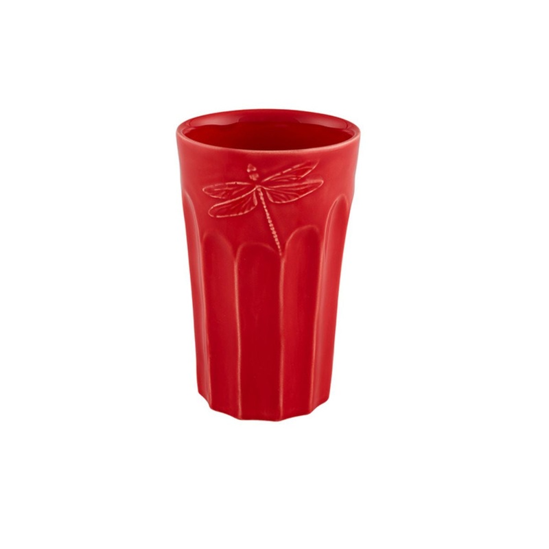 Bordallo Pinheiro Tall Patio Tumbler - Red