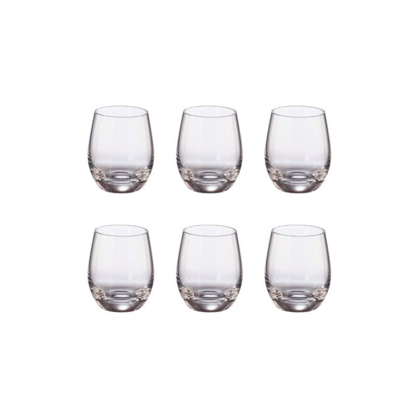 Crystal Bohemia Mergus Shot/coffee Glasses - set of 6
