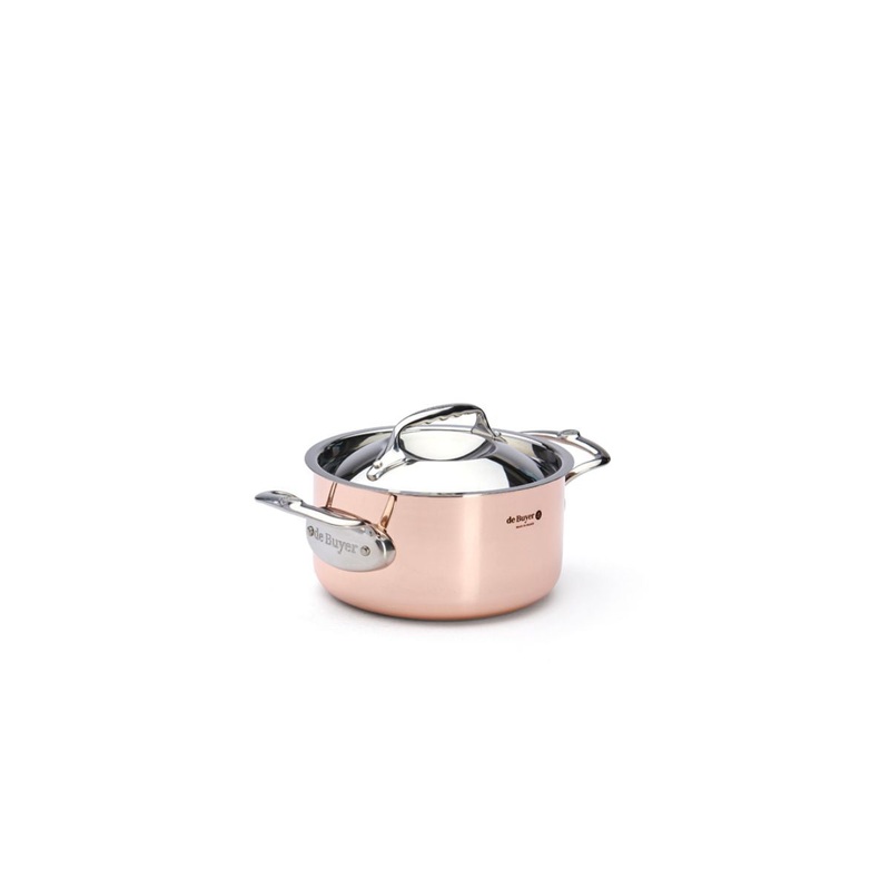 De Buyer Prima Matera Copper Casserole - 16cm