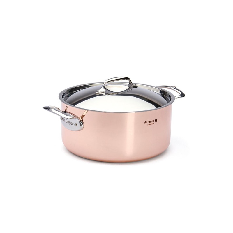 De Buyer Prima Matera Copper Casserole - 28cm