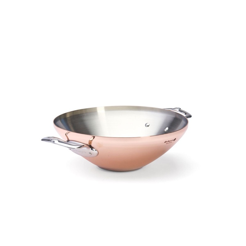 De Buyer Prima Matera Copper Wok- 32cm