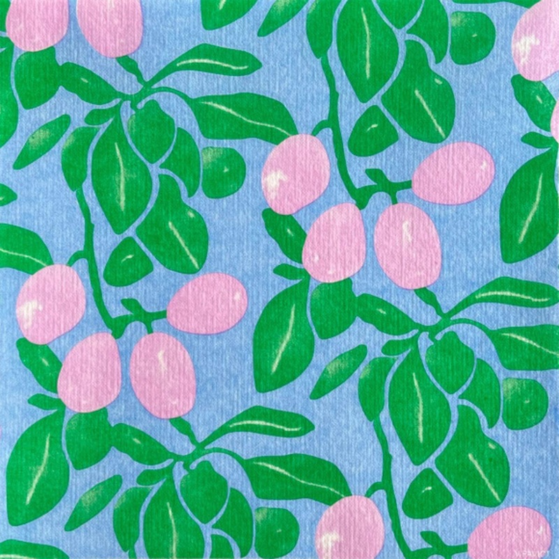 Francoise Paviot Dinner Napkins - Prune