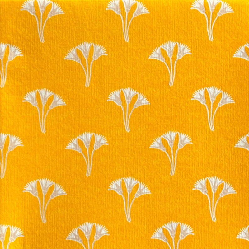 Francoise Paviot Dinner Napkins - Yellow Cotton