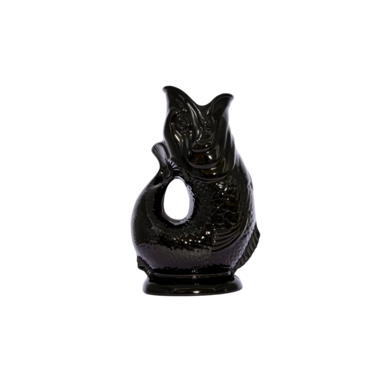 Mini Fish Gluggle Jug 50ml - Black
