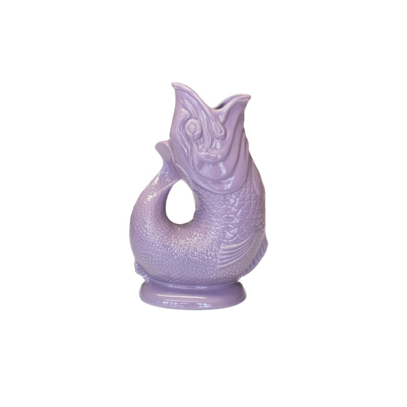 Mini Fish Gluggle Jug 50ml - Lilac