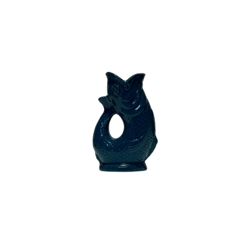 Mini Fish Gluggle Jug 50ml - Petrol