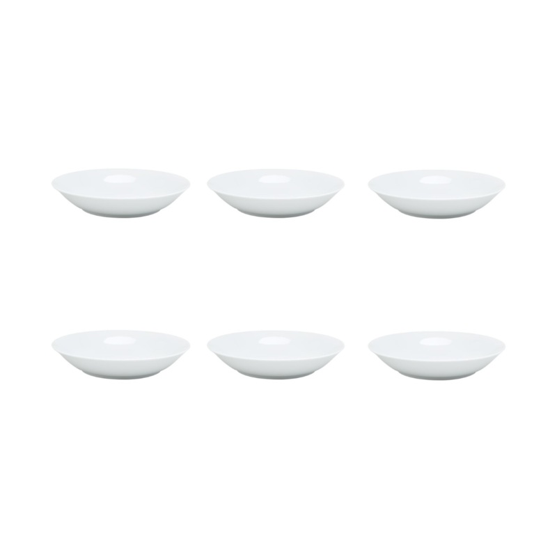 Set of 6 Arctic White Pasta Bowl - 22.5cm