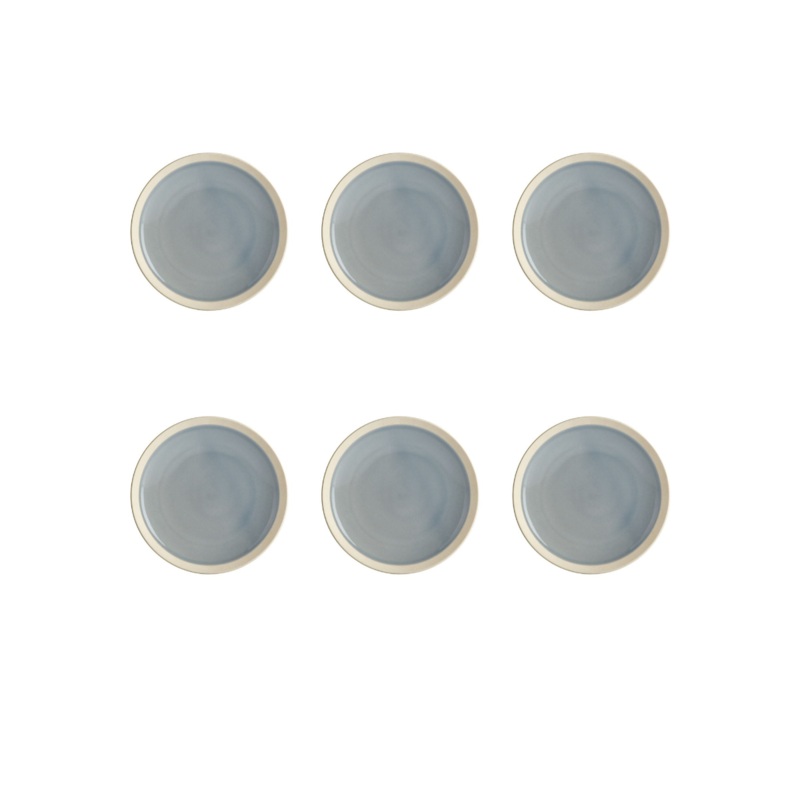 Set of 6 Elements Sky Dessert Plate - 20cm