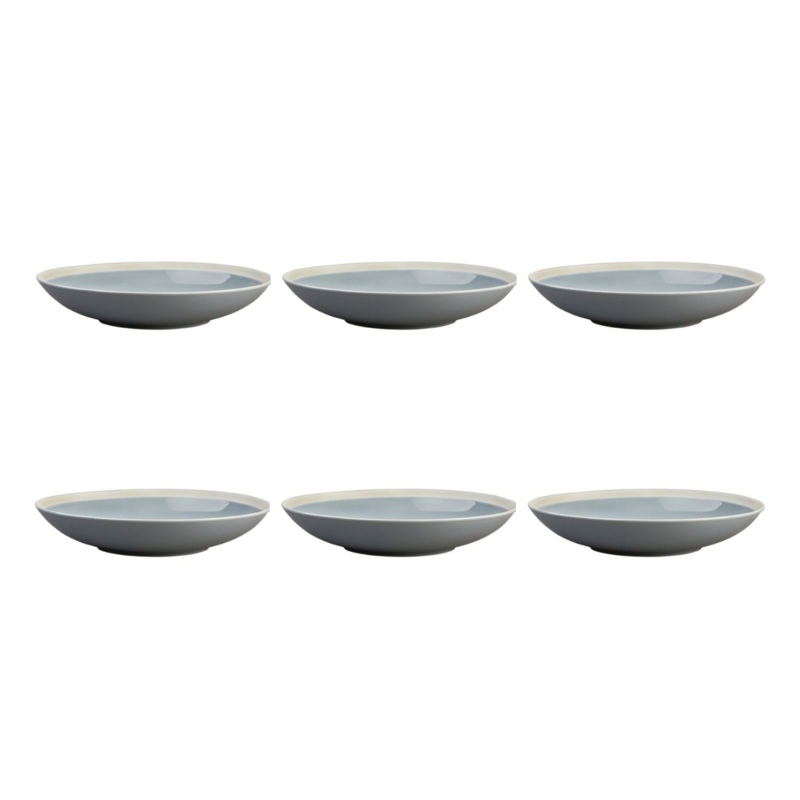 Set of 6 Elements Sky Pasta Bowl - 22.8cm