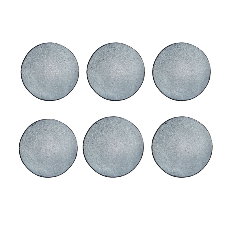 Set of 6 Lava Dinner Plate - 26.5cm