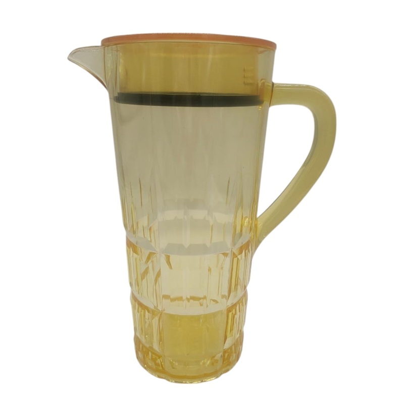AKDC Acrylic Jug 1.8Liter with Lid, Clear Plastic Water Jug, Shatter-Proof