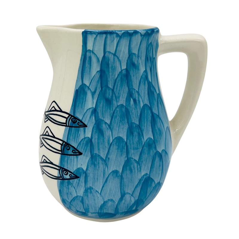 AKDC Ceramic Jug 15cm*17cm, Sardine Blue