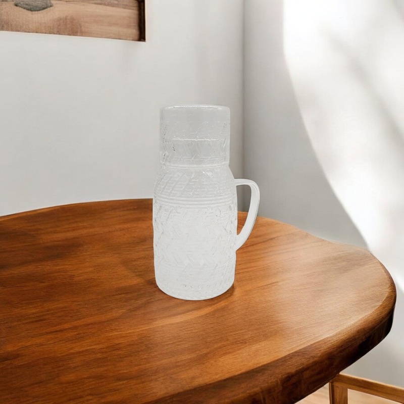 AKDC Glass Jug  W/Cup LID  1036-27 Height 26CM 1100ML