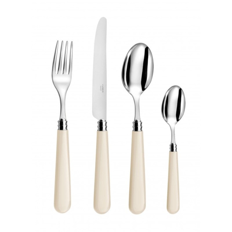Capdeco Helios 16 Piece Cutlery Set - Ivory