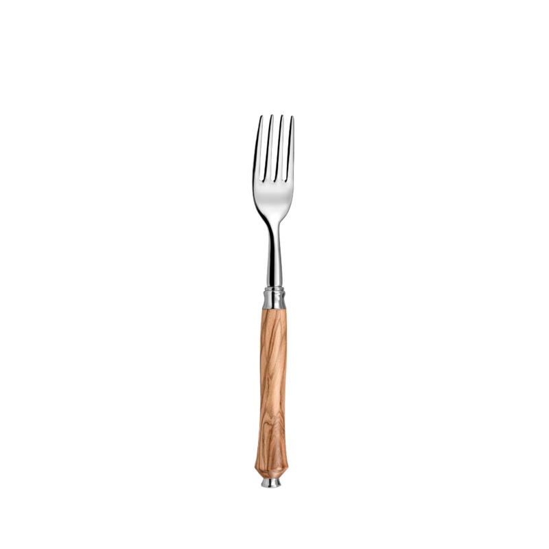 Capdeco Pluton Dessert Fork  Olive Wood