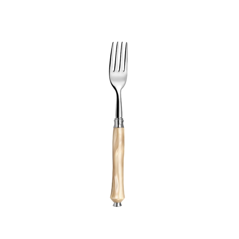 Capdeco Pluton Dessert Fork  Pearly Horn