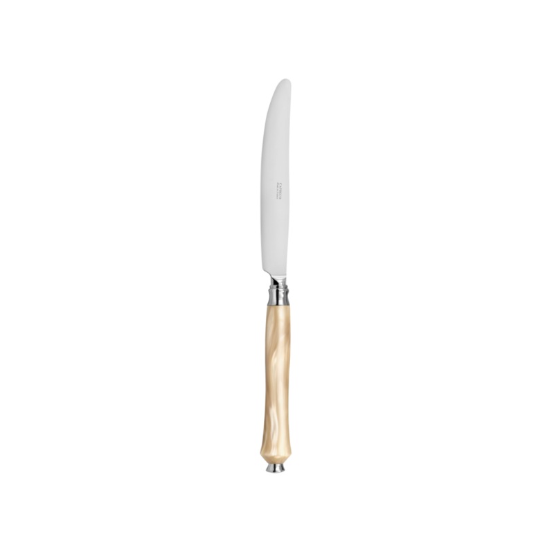Capdeco Pluton Dessert Knife  Pearly Horn