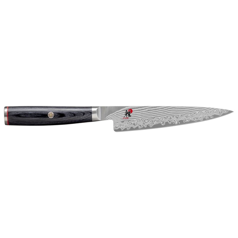 Zwilling Miyabi 5000 FC-D Shotoh Knife, 4.5", Pakka Black