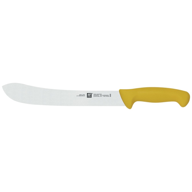Zwilling TWIN Master Butcher Knife, 10", Yellow