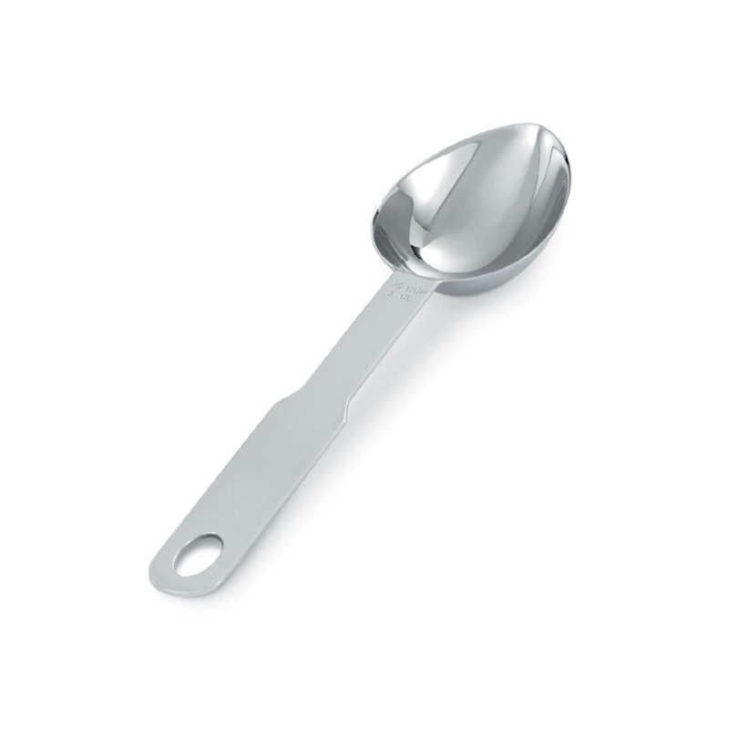 Vollrath Oval Measuring Scoop, 1/8 cup, Stainless Steel
