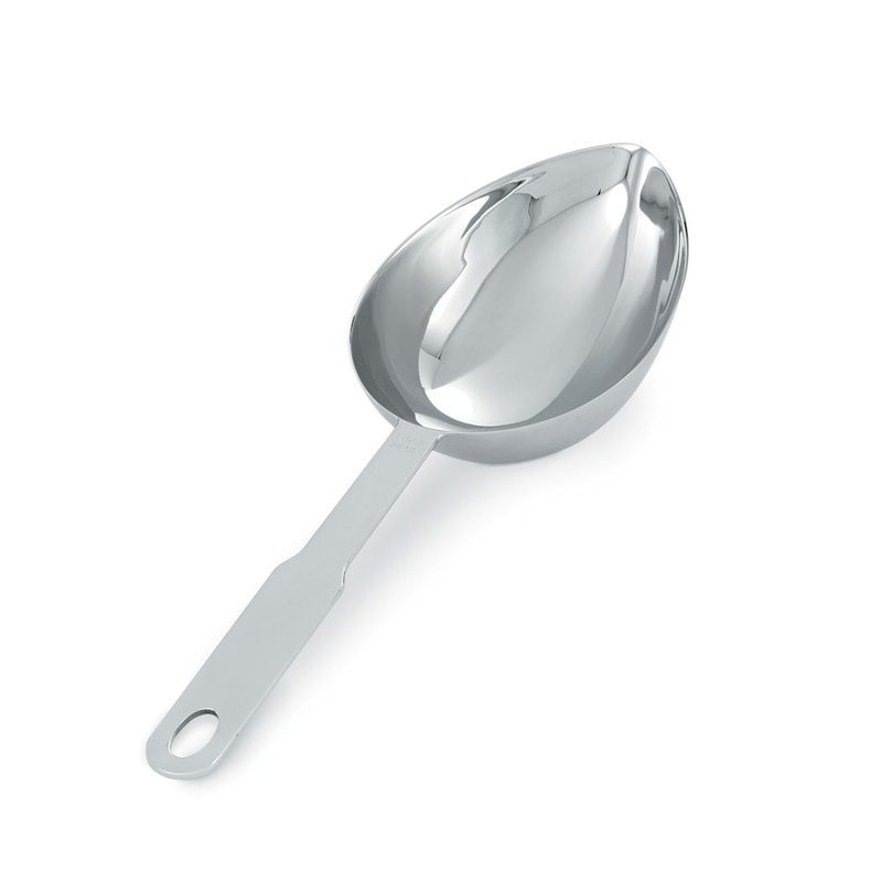 Vollrath Oval Measuring Scoop, 1 cup, Stainless Steel