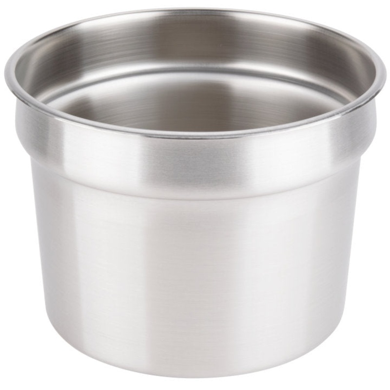 Vollrath Round Insert, 11 qt, Stainless Steel