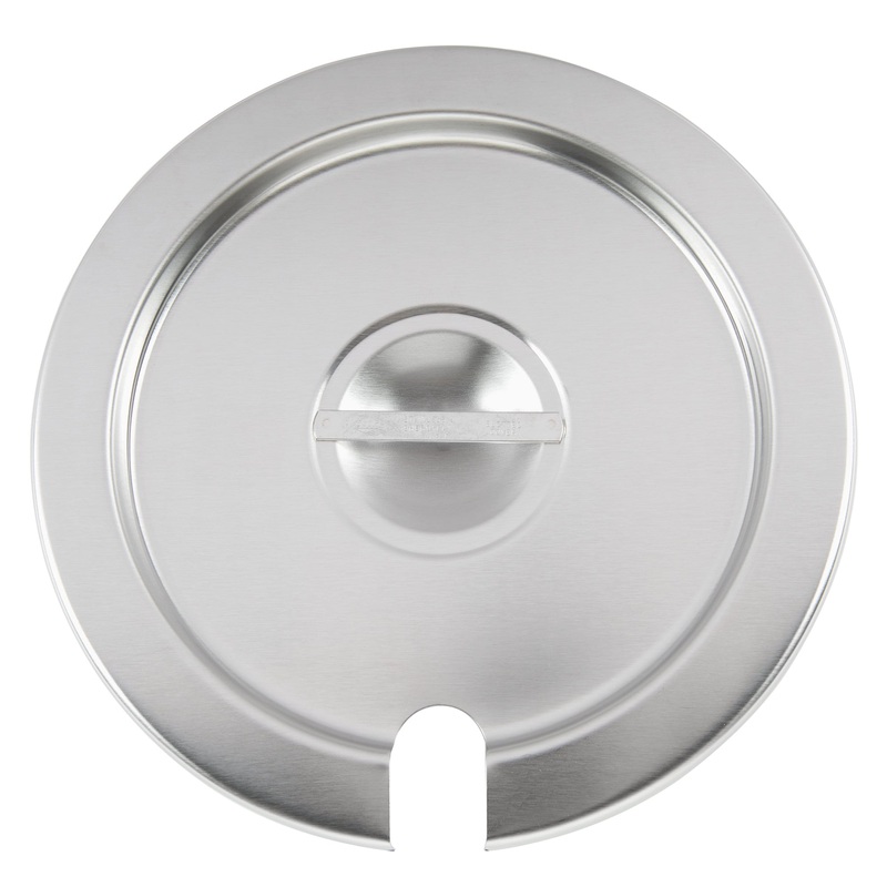 Vollrath Round Insert Slotted Cover, 4 qt, Stainless Steel