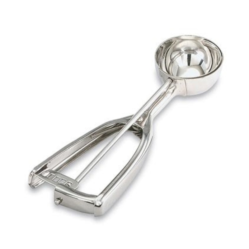 Vollrath Round Squeeze Disher, 1 1/4 oz, Stainless Steel
