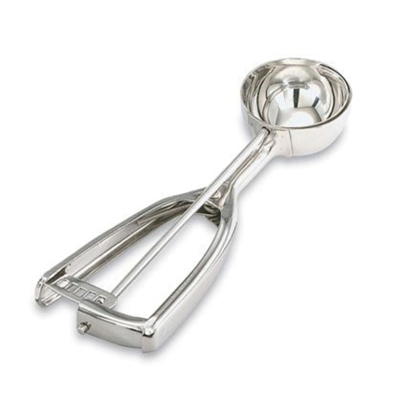Vollrath Round Squeeze Disher, 7/8 oz, Stainless Steel