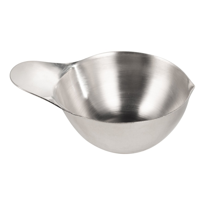 Vollrath Spouted Ramekin with Handle, 2 oz, Stainless Steel