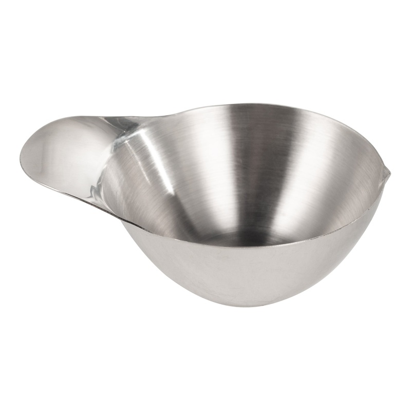 Vollrath Spouted Ramekin with Handle, 4 oz, Stainless Steel