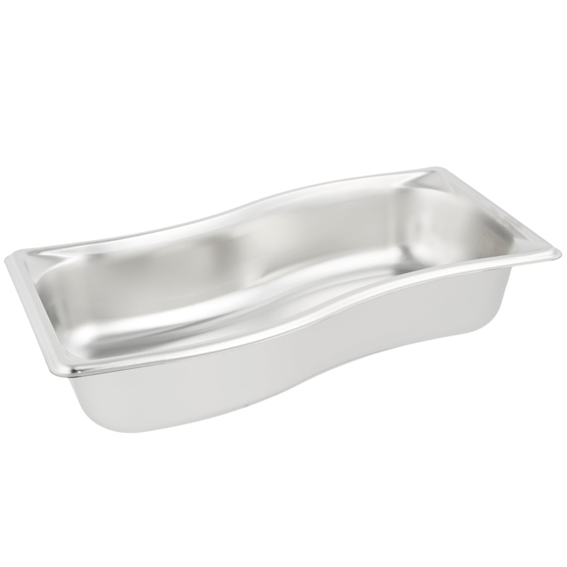 Vollrath Super Pan 1/3 Size Wild Shape Inner Food Pan, 2.5" Deep, 22 Gauge Stainless Steel