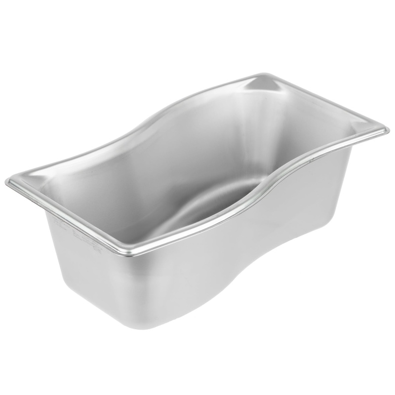 Vollrath Super Pan 1/3 Size Wild Shape Inner Food Pan, 4" Deep, 22 Gauge Stainless Steel