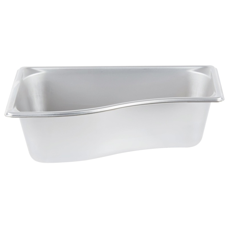 Vollrath Super Pan 1/3 Size Wild Shape Outer Food Pan, 4" Deep, 22 Gauge Stainless Steel