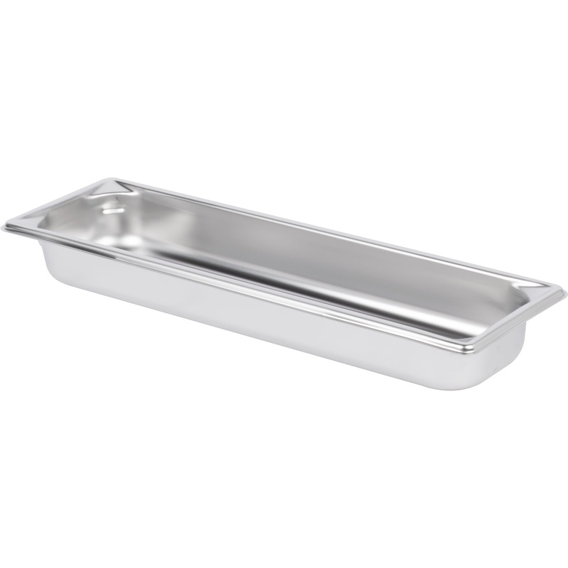 Vollrath Super Pan 3 Half Long Food Pan, 2.5" Deep, 22 Gauge Stainless Steel