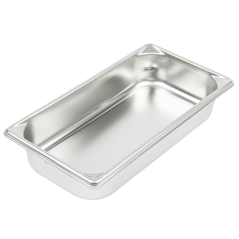 Vollrath Super Pan V 1/3 Size Food Pan, 2.5" Deep, 22 Gauge Stainless Steel