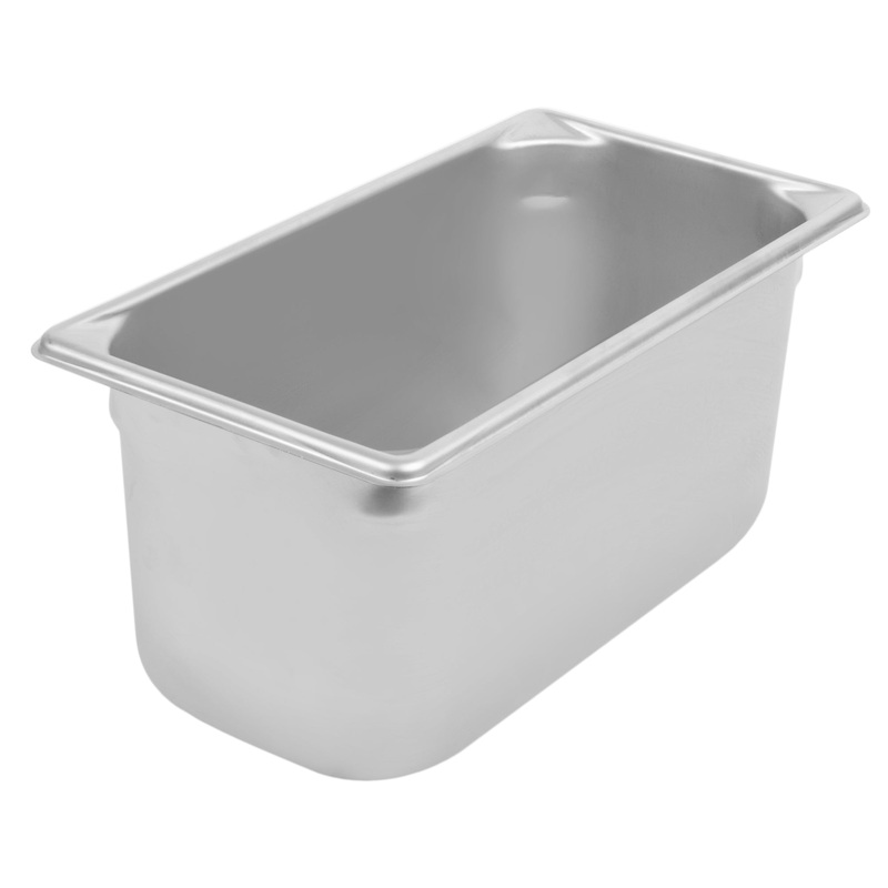 Vollrath Super Pan V 1/3 Size Food Pan, 6" Deep, 22 Gauge Stainless Steel