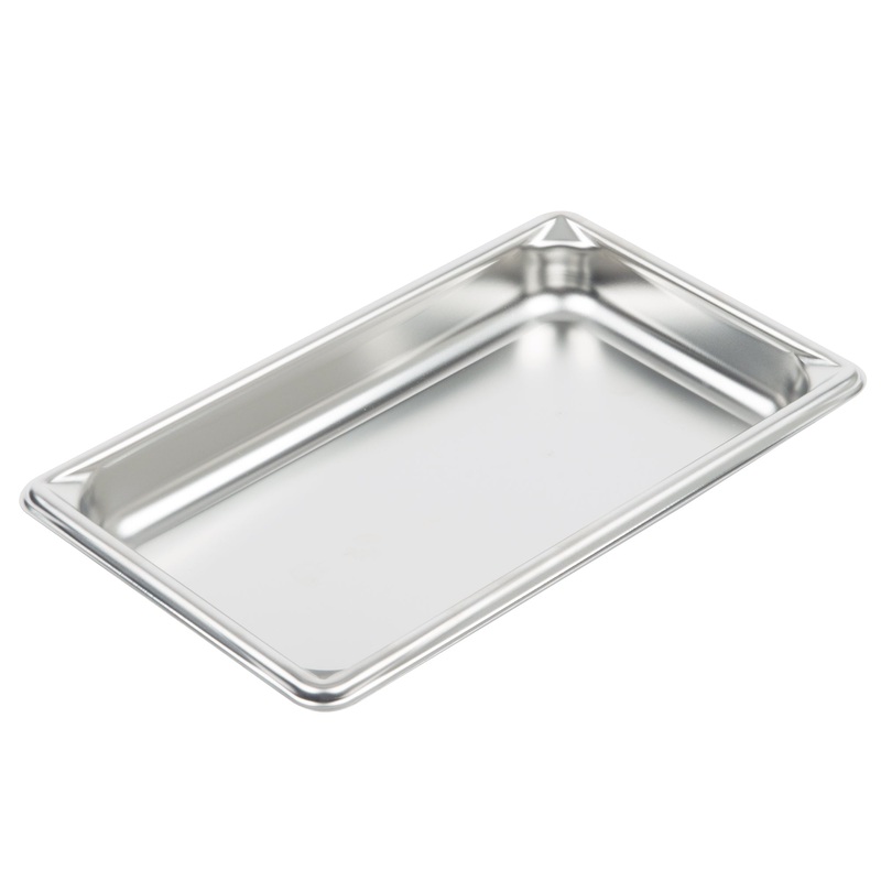 Vollrath Super Pan V 1/4 Size Food Pan, 1.25" Deep, 22 Gauge Stainless Steel