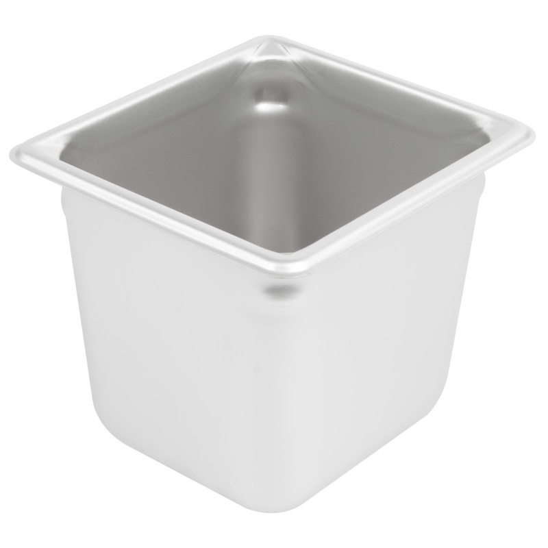 Vollrath Super Pan V 1/6 Size Food Pan, 6" Deep, 22 Gauge Stainless Steel