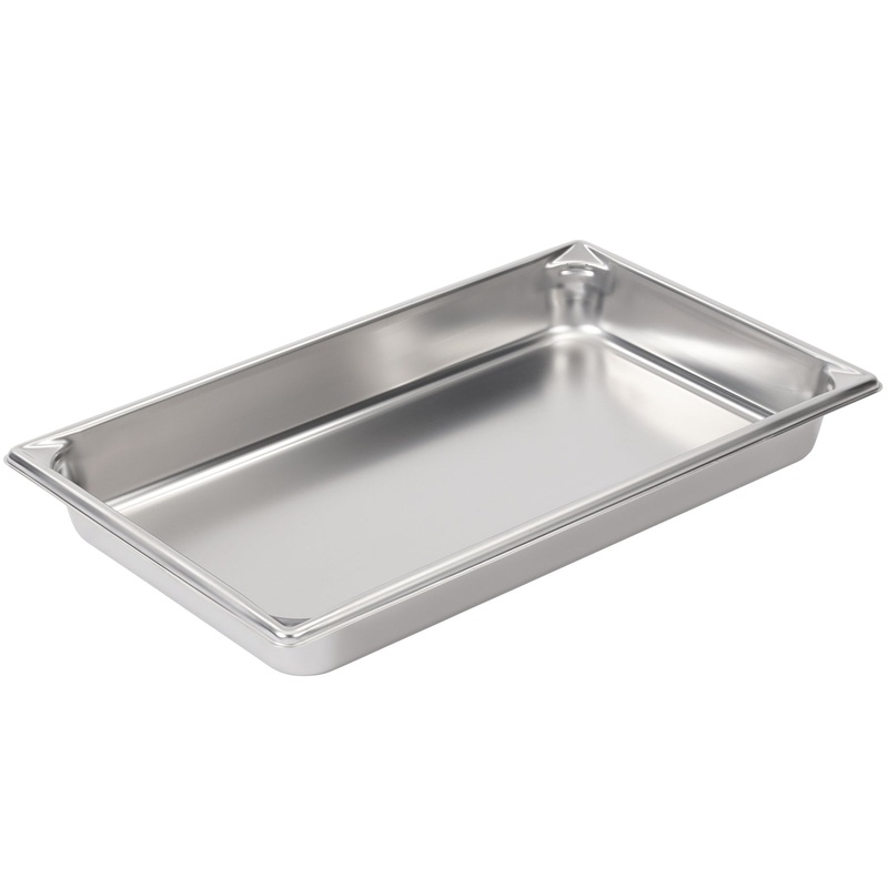 Vollrath Super Pan V Full Size Food Pan, 2.5" Deep, 22 Gauge Stainless Steel