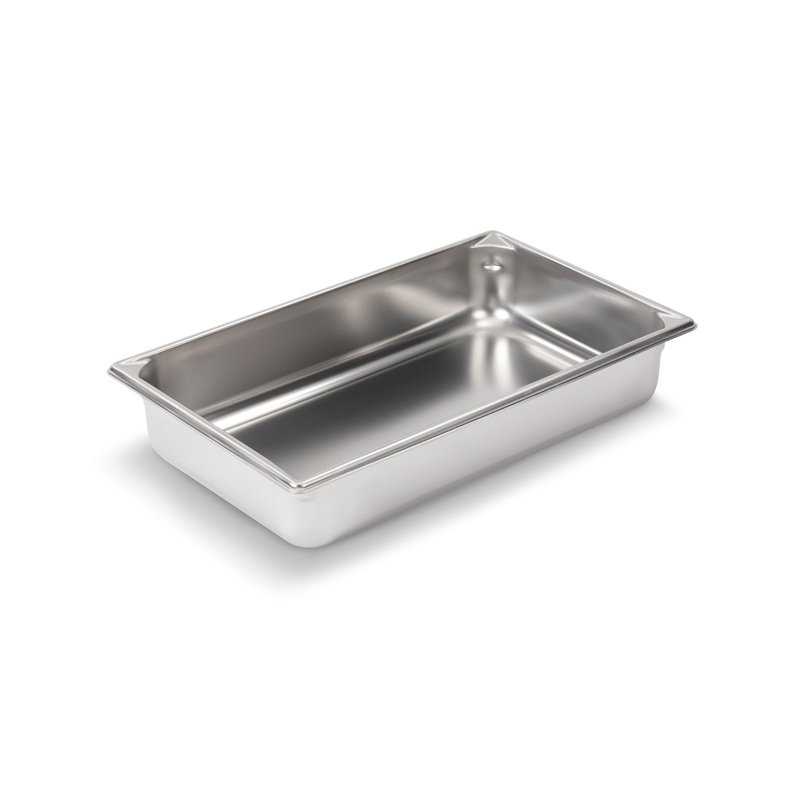 Vollrath Super Pan V Full Size Food Pan, 4" Deep, 22 Gauge Stainless Steel