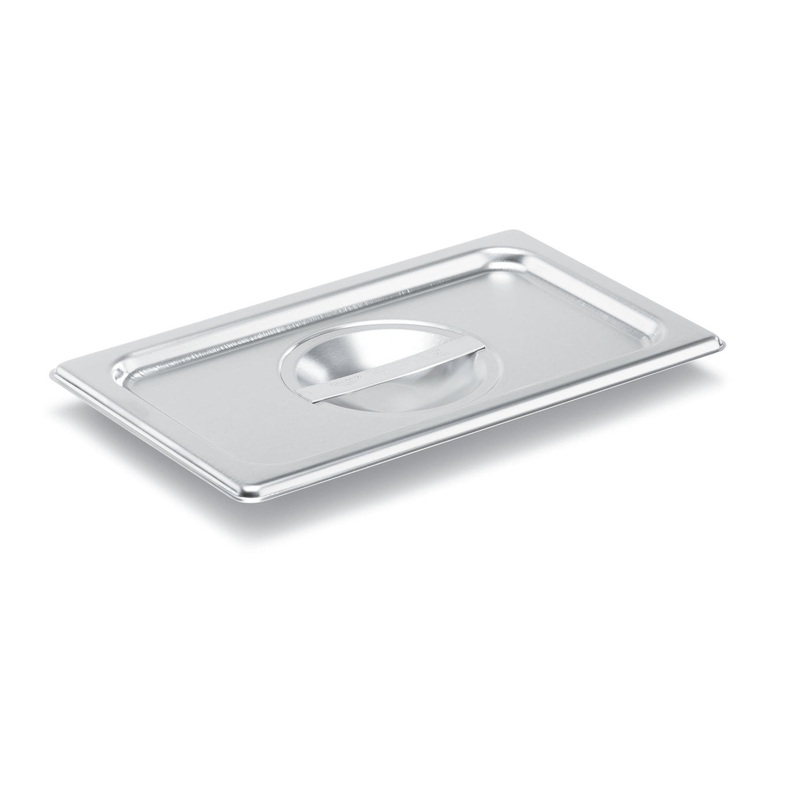 Vollrath Super Pan V Solid Food Pan Cover, 1/4 Size, 22 Gauge Stainless Steel