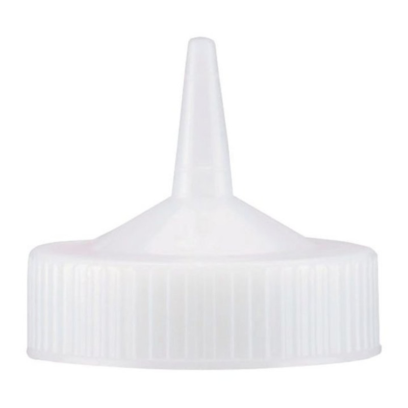 Vollrath Traex Squeeze Bottle Replacement Single Tip Lid, Clear