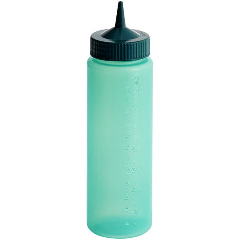 Vollrath Traex Wide Mouth, Single Tip Squeeze Bottle, 24 oz, Green