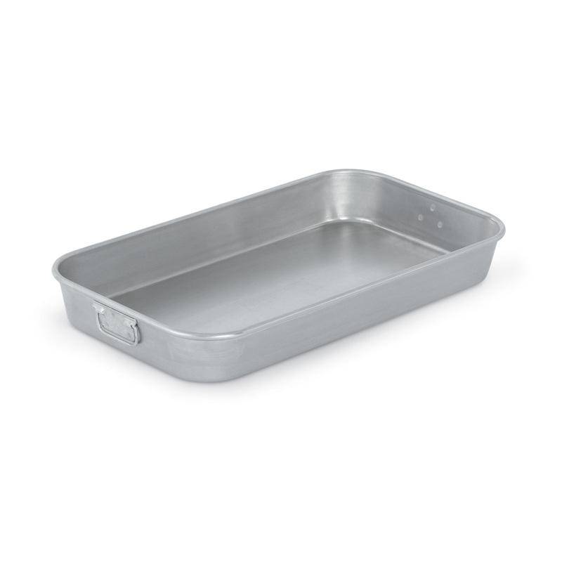 Vollrath Wear-Ever Bake & Roast Pan with Handles, 17.875 qt, Aluminum