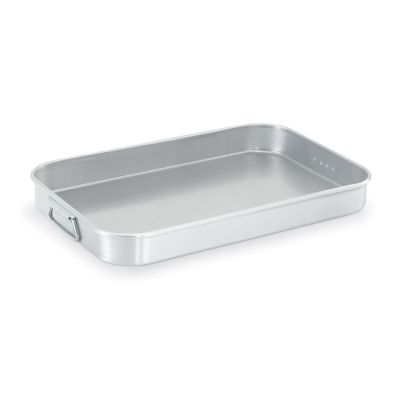 Vollrath Wear-Ever Bake & Roast Pan with Handles, 8.125 qt, Aluminum