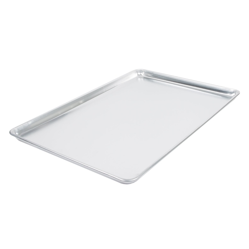 Vollrath Wear-Ever Heavy-Duty Bun Pan, Wire Rimmed, Full Size, 19 Gauge Aluminum