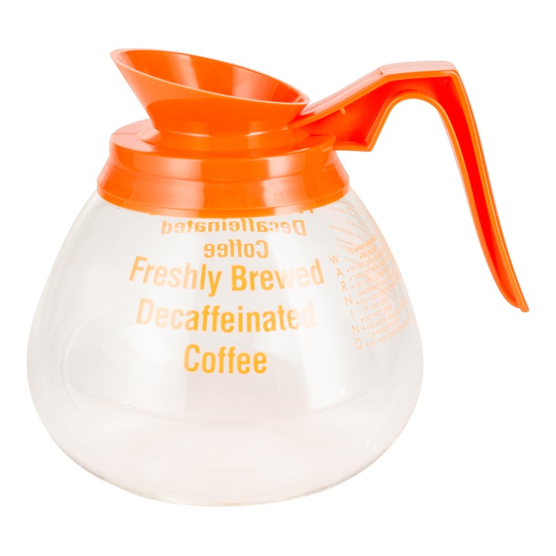 Wells Bloomfield Glass Coffee Decanter, Orange