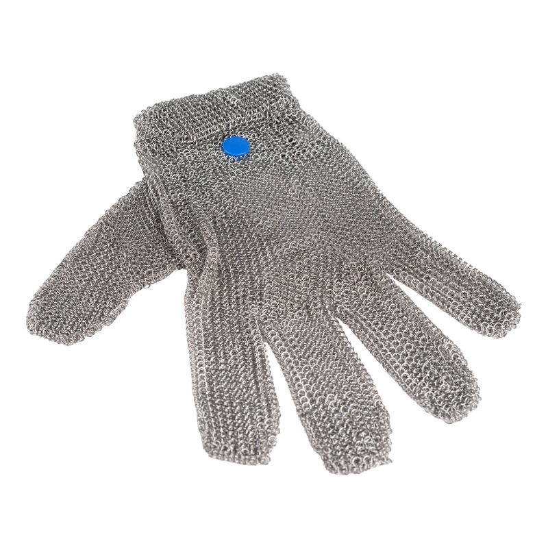 Yes Group Manulatex Chain Mesh Glove, Large, Stainless Steel