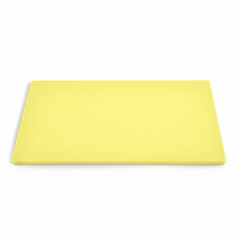 Vollrath Color-Coded Cutting Board, 24" x 18" x 0.5", Yellow